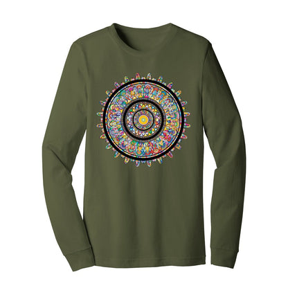 Unisex Jersey Long Sleeve Tshirt (Floral T-shirt) - Premium design product from dgins - Just $19.50! Shop now at dgins