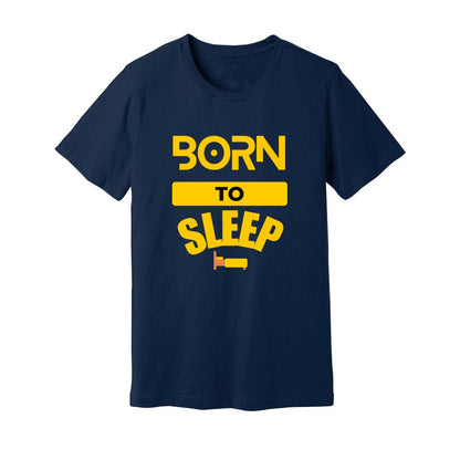 Men's Jersey Tee Shirt (Born to Sleep) - Premium design Tshirt from AA Des Gins - Just $13.72! Shop now at AA Des Gins