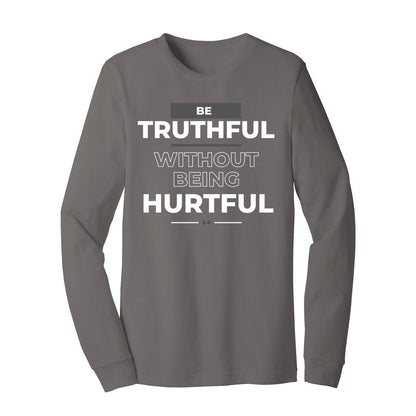 Unisex Jersey Long Sleeve Tshirt (Be Truthful T-shirt) - Premium design Tshirt from AA Des Gins - Just $19! Shop now at AA Des Gins