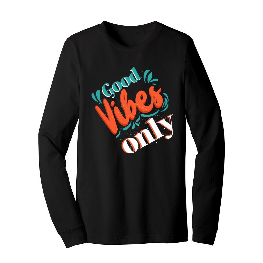 Unisex Jersey Long Sleeve Tshirt (Good vibes T-shirt) - Premium design Tshirt from AA Des Gins - Just $21.50! Shop now at AA Des Gins